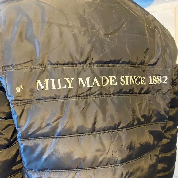 Elevate Puffer Down Cozy Black Coat Jacket Women Size SP Full Zip Pockets - Picture 6 of 8